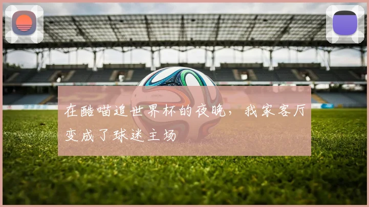 在酷喵追世界杯的夜晚，我家客厅变成了球迷主场