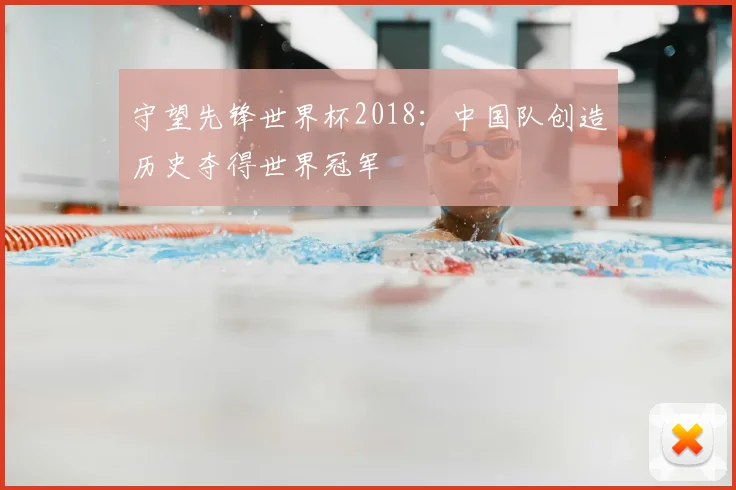 守望先锋世界杯2018:中国队创造历史夺得世界冠军